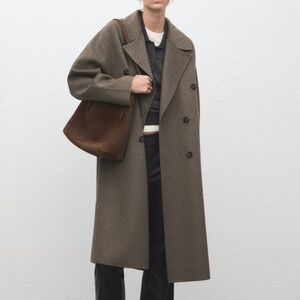 MANGO HANDMADE OVERSIZED WOOL COAT